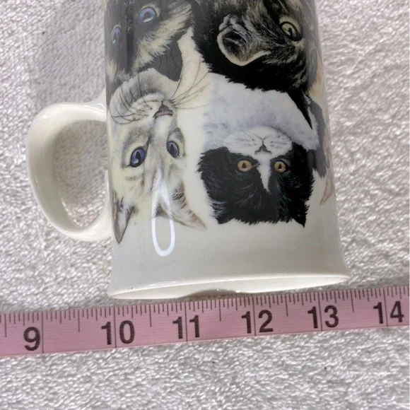 Vintage Dunoon Stoneware Cats’ By Deborah Pope Mug Coffee Cup - Picture 4 of 11